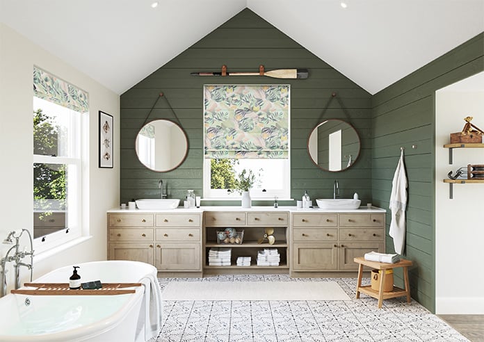 Osaka, Mint - Motorised Roman Blind - Image 8